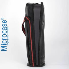 Microcase Deri Kılıflı Paslanmaz Çelik 750 ml 12 Saat Sıcak Soğuk Tutan Çay Kahve Su Termosu - AL3676 Siyah