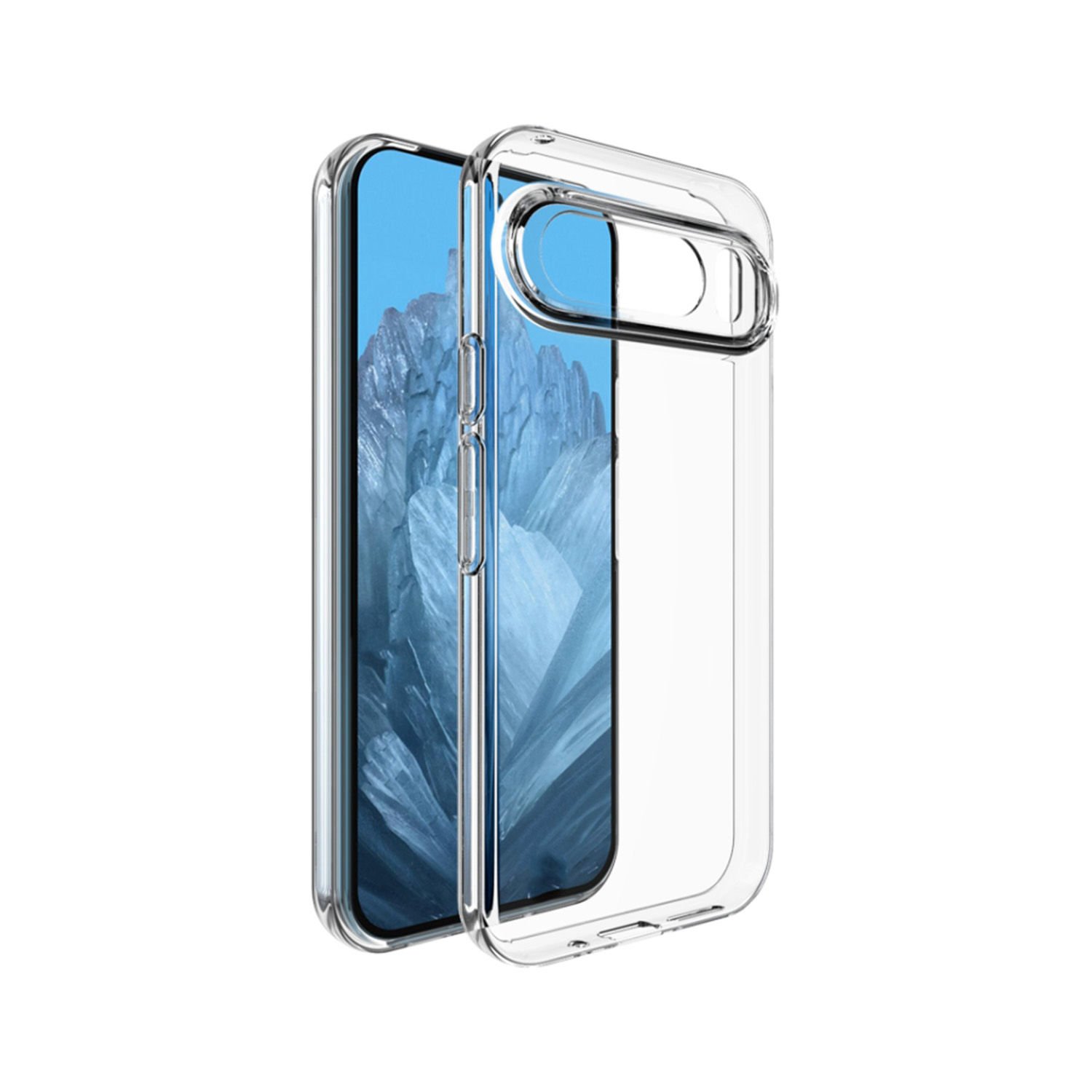 Microcase  Google Pixel 9 Pro XL ile Uyumlu  Slim Serisi Soft TPU Silikon Kılıf - Şeffaf AL3324