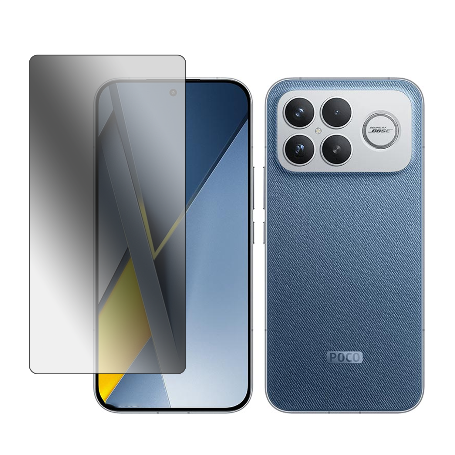 Microcase Xiaomi Poco F8 Ultra Tam Kaplayan Çerçeveli Tempered Ekran Koruyucu -AL3276