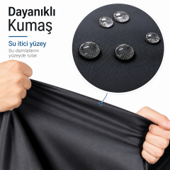 Microcase Dış Mekan Kullanımı Tekli Damla Rattan Bahçe Salıncağı Kılıfı Su Geçirmez 220x150 CM AL5656