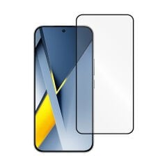 Microcase Xiaomi Poco F8 Ultra Tam Kaplayan Çerçeveli Tempered Ekran Koruyucu -AL3276