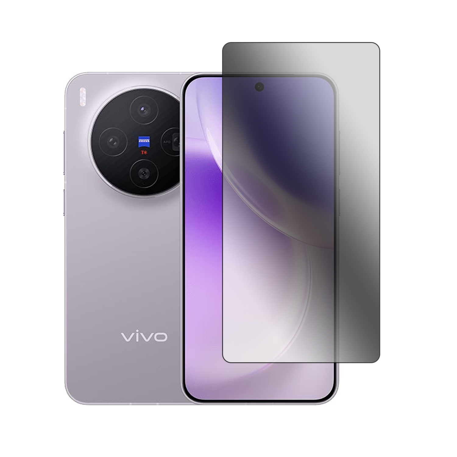 Microcase Vivo X300 Tam Kaplayan Çerçeveli Tempered Ekran Koruyucu -AL3276