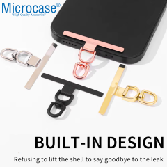 Microcase 360 Döner Başlıklı Telefon İp Askılıklar İçin Paslanmaz Çelik Tutacak Bağlantı Parçası - AL5142 1 ADET