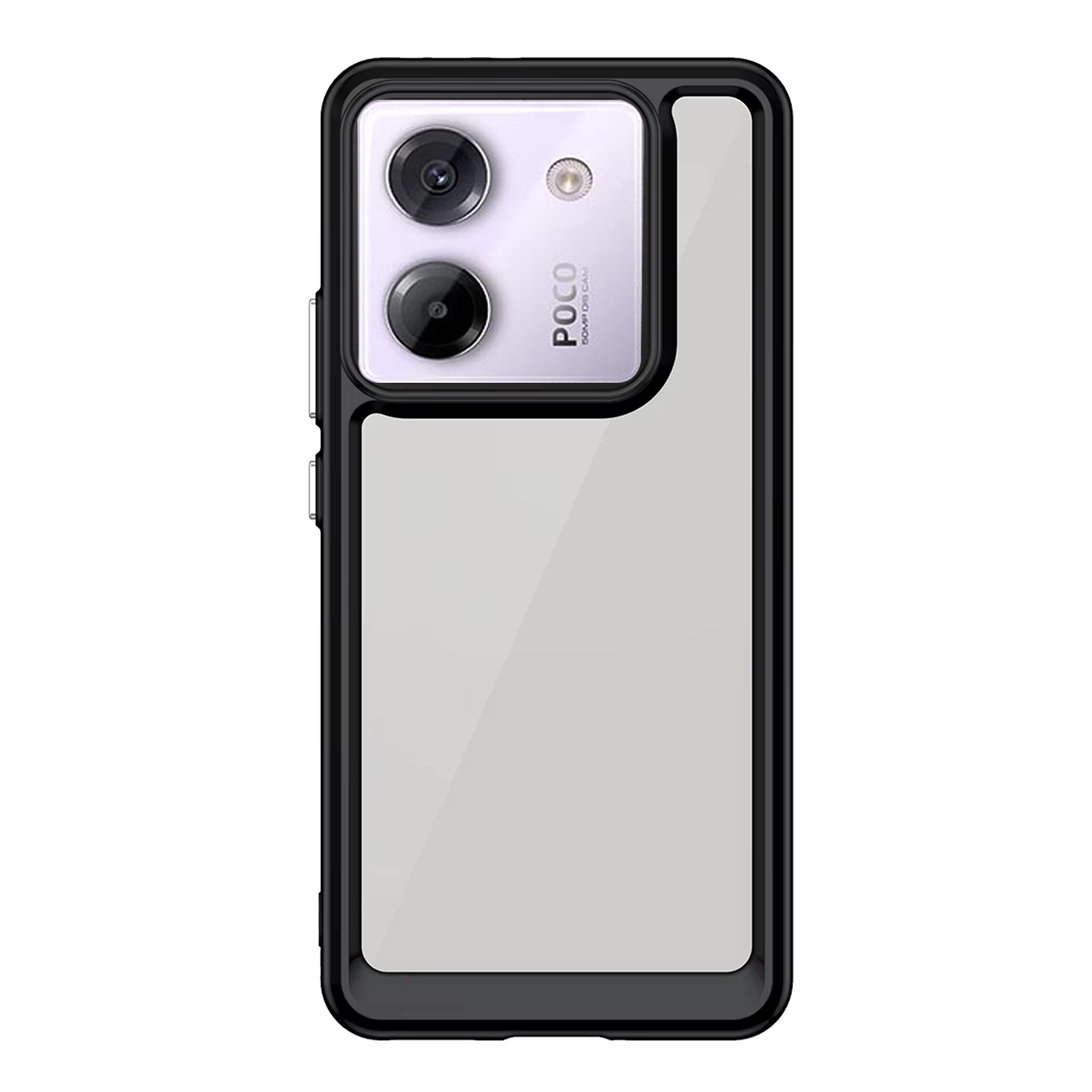 Microcase Xiaomi Redmi Poco M7 Pro 5G Shield Serisi Darbeye Dayanıklı Yarı Esnek Plastik Tpu Kılıf - AL8100