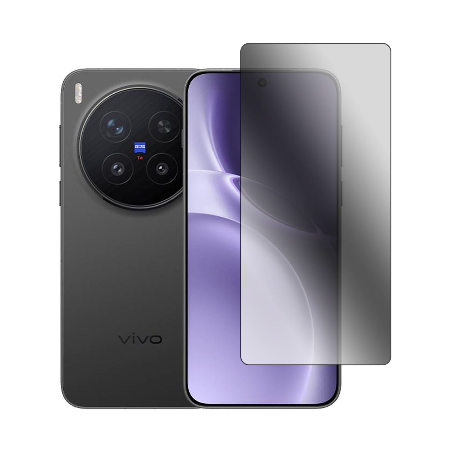 Microcase Vivo X300 Pro Tam Kaplayan Çerçeveli Tempered Ekran Koruyucu -AL3276