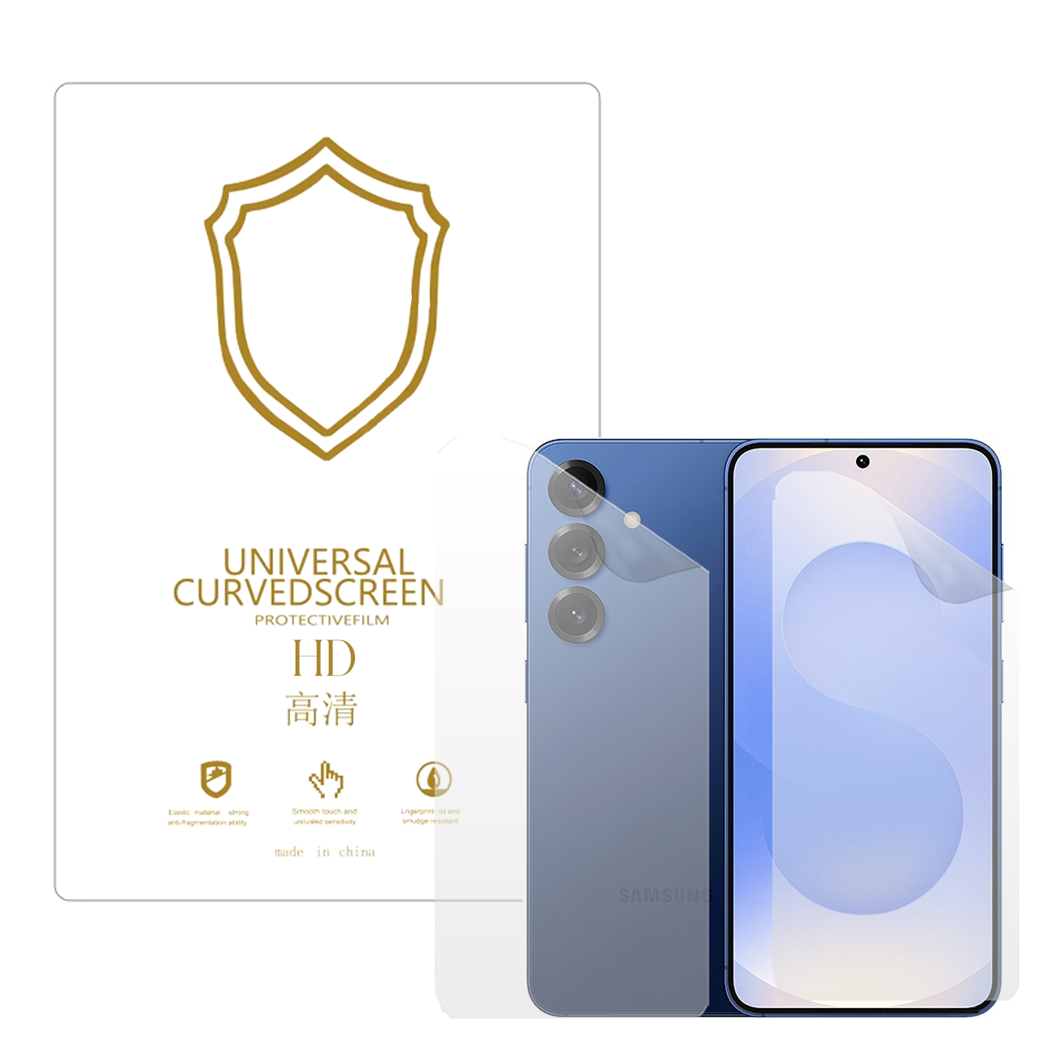 Microcase Samsung Galaxy S25 ile Uyumlu Full Tpu Ön Arka Nano Koruma- EKM103