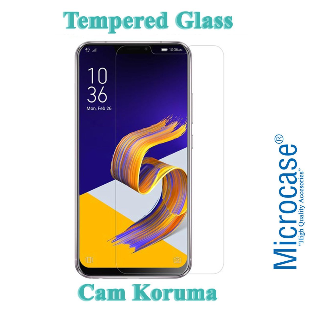 Asus Zenfone 5 ZE620KL Tempered Glass Cam Ekran Koruma