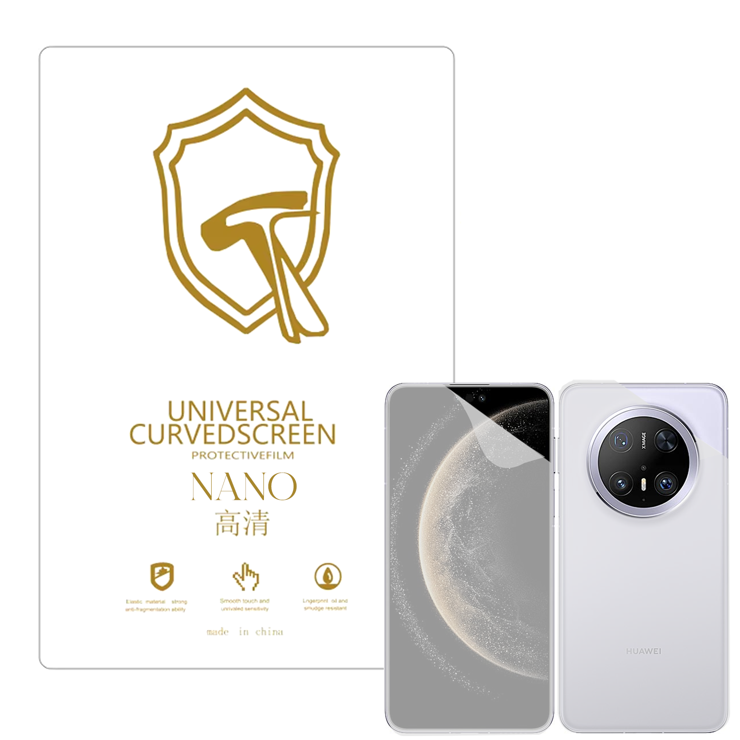 Microcase Huawei Mate 70 Pro ile Uyumlu Full Tpu Ön Arka Nano Koruma- EKM103
