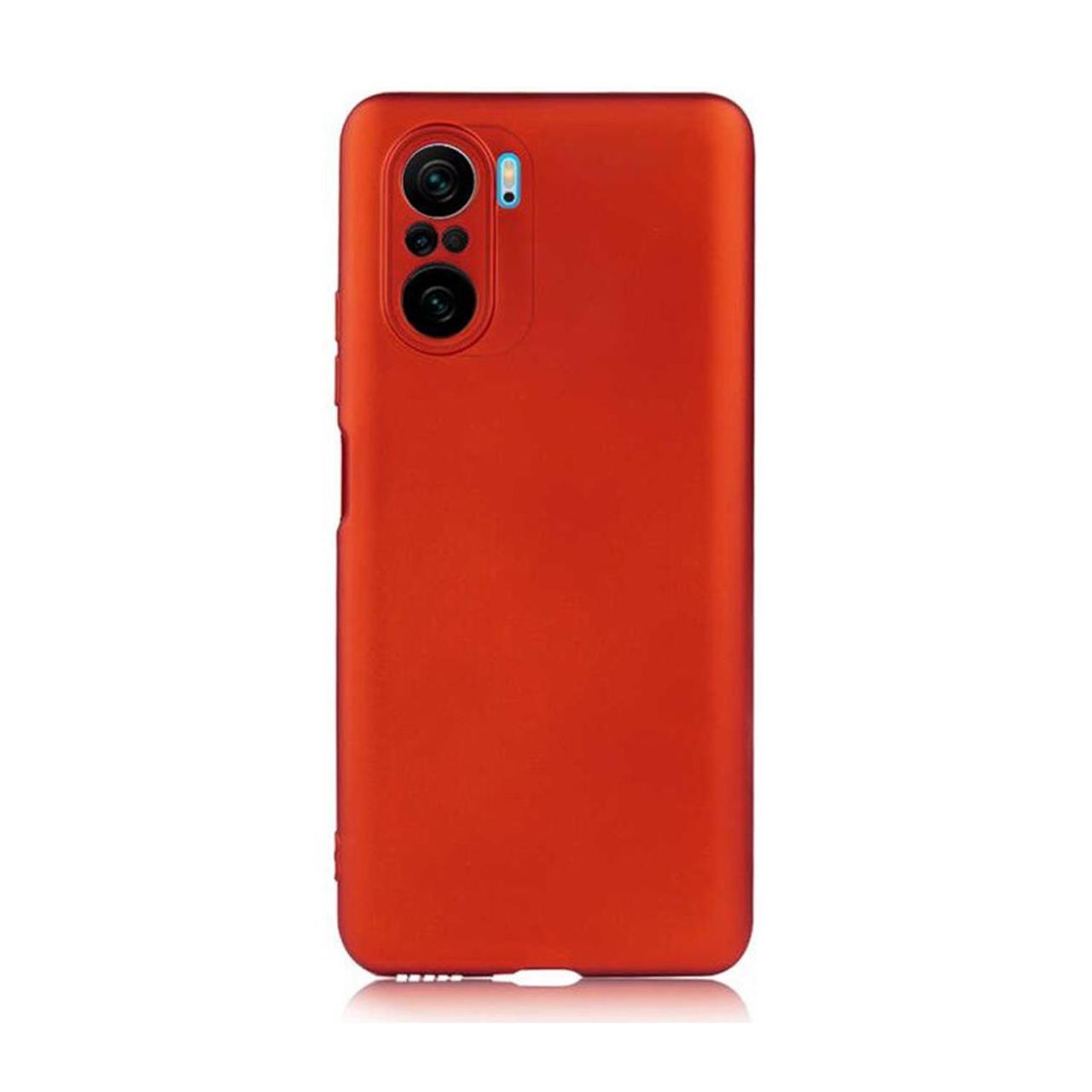 Microcase Xiaomi Redmi K40 Premium Matte Silikon Kılıf - Kırmızı
