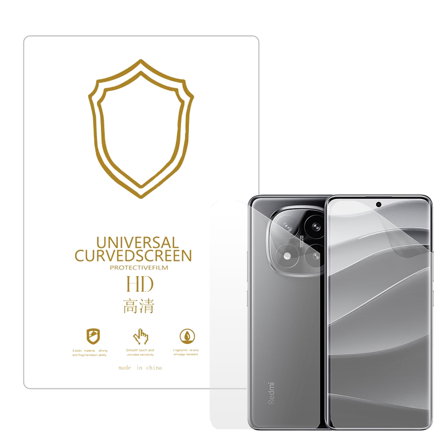 Microcase Xiaomi Redmi Note 15 Pro Plus ile Uyumlu Full Tpu Ön Arka Nano Koruma- EKM103