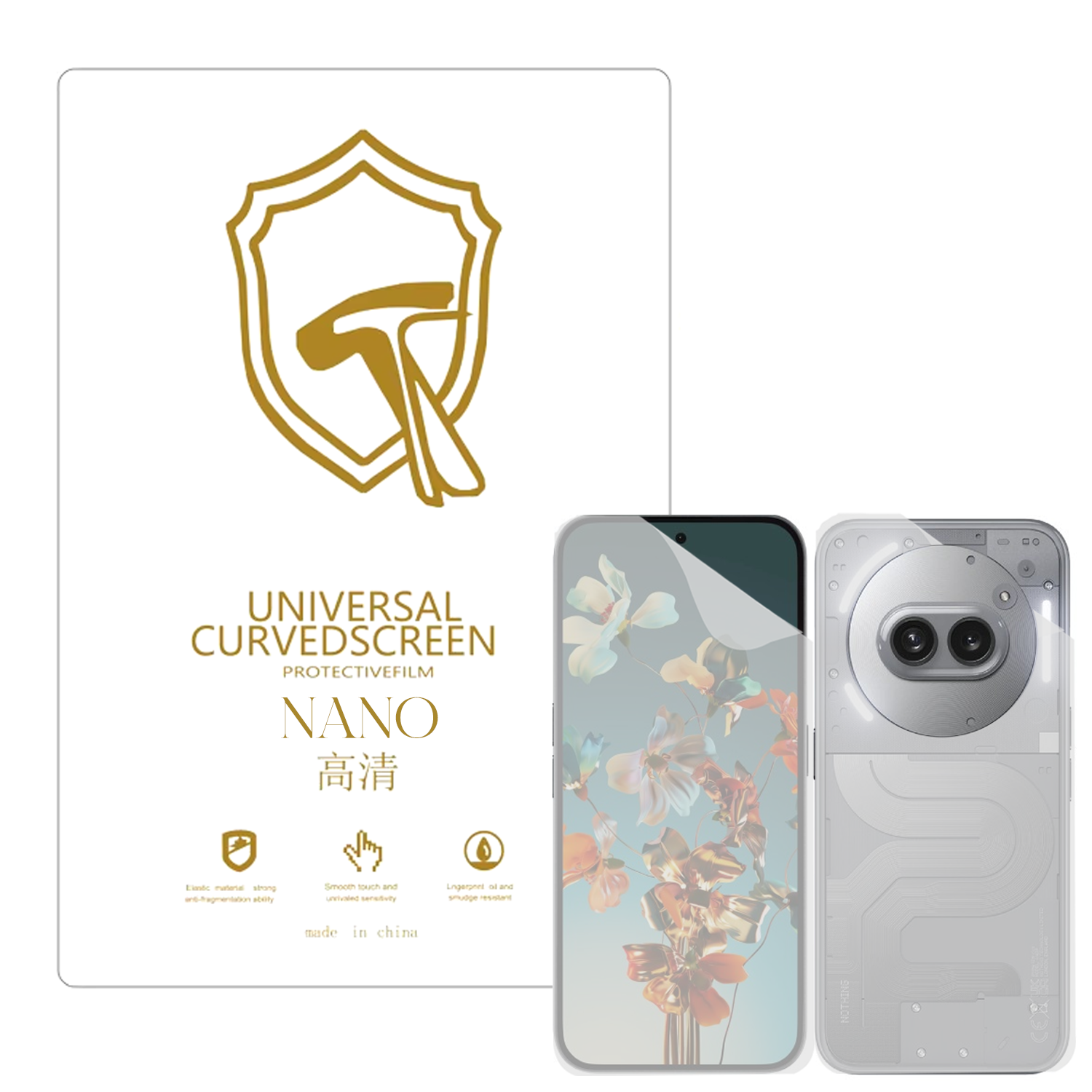 Microcase Nothing Phone 2A Plus ile Uyumlu Full Tpu Ön Arka Nano Koruma- EKM103