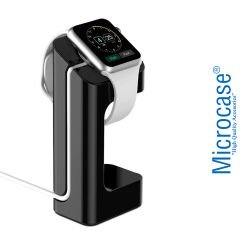 Microcase Apple Watch Ultra 49mm Masaüstü Şarj Standı Dock - AL3074 Siyah