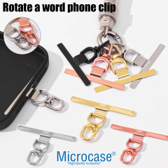 Microcase 360 Döner Başlıklı Telefon İp Askılıklar İçin Paslanmaz Çelik Tutacak Bağlantı Parçası - AL5142 2 ADET