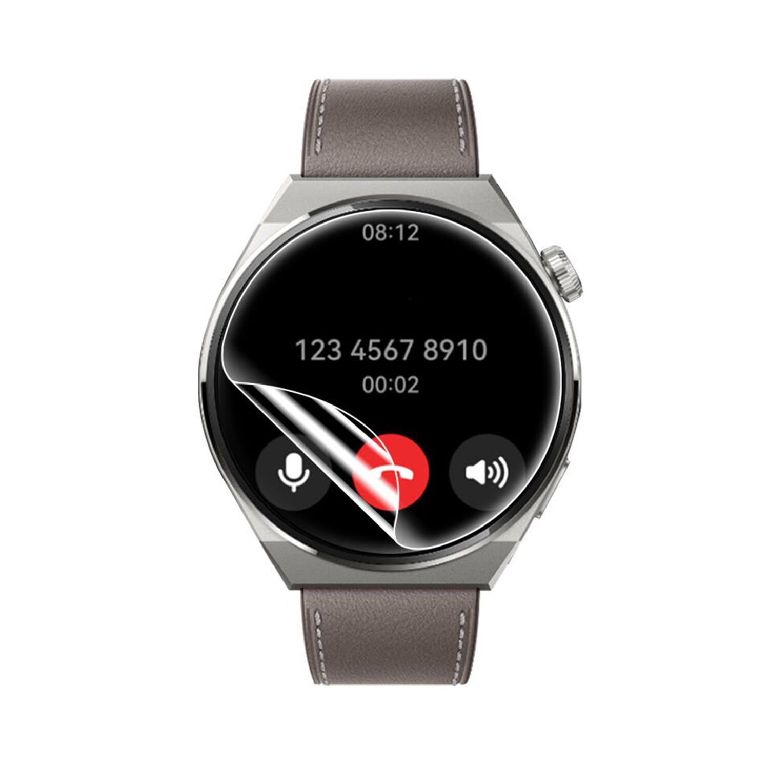 Microcase Huawei watch 4 için TPU Ekran Koruma Filmi - Şeffaf AL3384