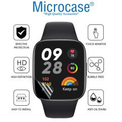 Microcase Xiaomi Redmi Watch 3 için TPU Ekran Koruma Filmi - Şeffaf AL3384