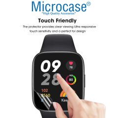Microcase Xiaomi Redmi Watch 3 için TPU Ekran Koruma Filmi - Şeffaf AL3384