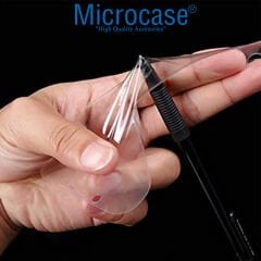 Microcase Xiaomi Redmi Watch 3 için TPU Ekran Koruma Filmi - Şeffaf AL3384