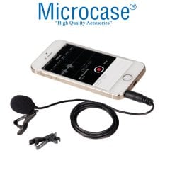 Telefon,Bilgisayar,Kamera için 1.5 metre Yaka Mikrofonu - AL2333