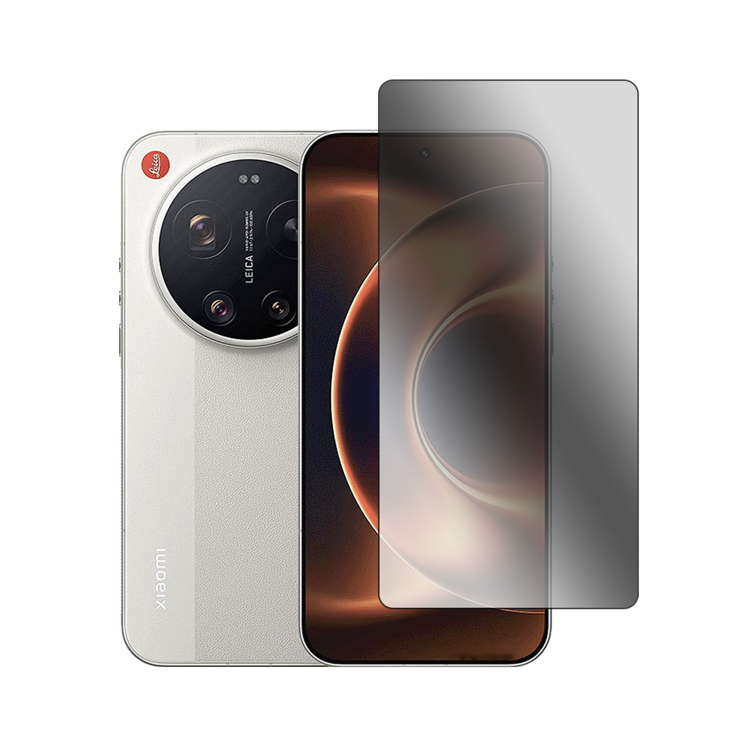 Microcase Xiaomi 17 Ultra Tam Kaplayan Çerçeveli Tempered Ekran Koruyucu -AL3276