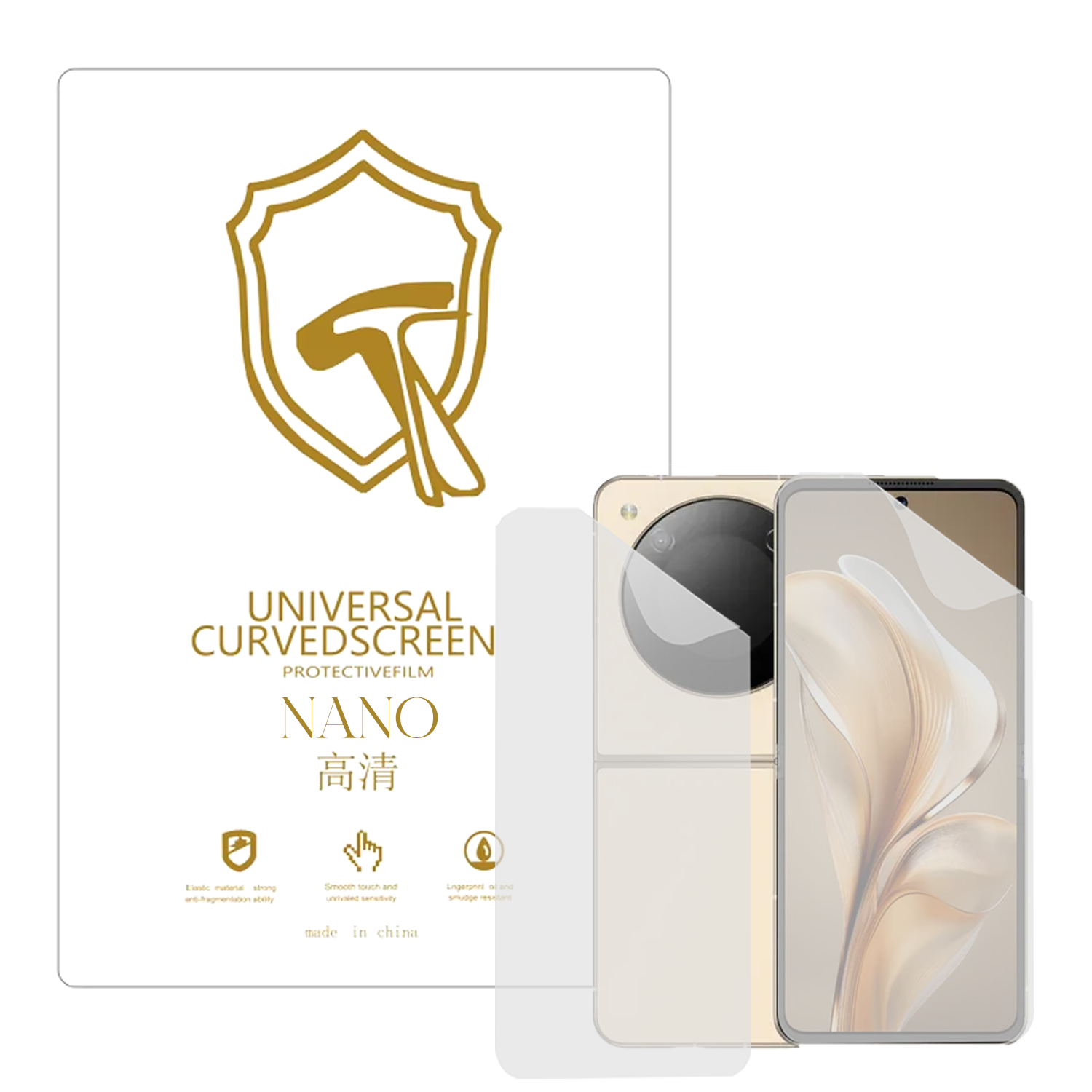Microcase ZTE Nubia Flip 5G ile Uyumlu Full Tpu Ön Arka Nano Koruma- EKM103
