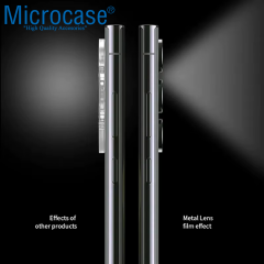Microcase Samsung Galaxy S26 Plus Kamera Camı Lens Koruyucu Halka Set - AL8114