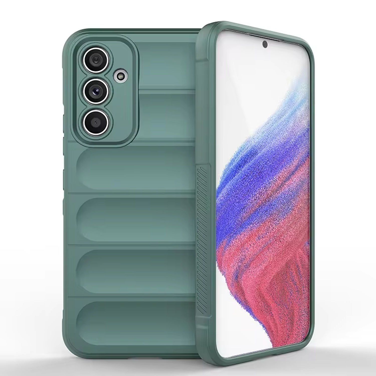 Microcase Samsung Galaxy M15 Miami Serisi Darbeye Dayanıklı Silikon Kılıf - AL3420