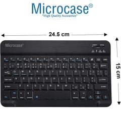 Microcase Honor Pad X8B 11 inch Tablet için Bluetooth Klavye ve Mouse + Kılıf BKK6