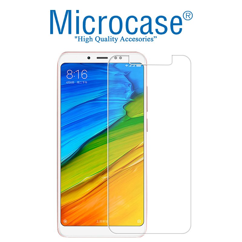 Microcase Redmi Note 5 Al Dual Camera Tempered Glass Cam Koruma