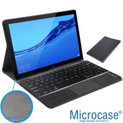 Microcase Huawei Mediapad T3 10 9.6 inch Touchpad Klavyeli Kılıf - BKK5