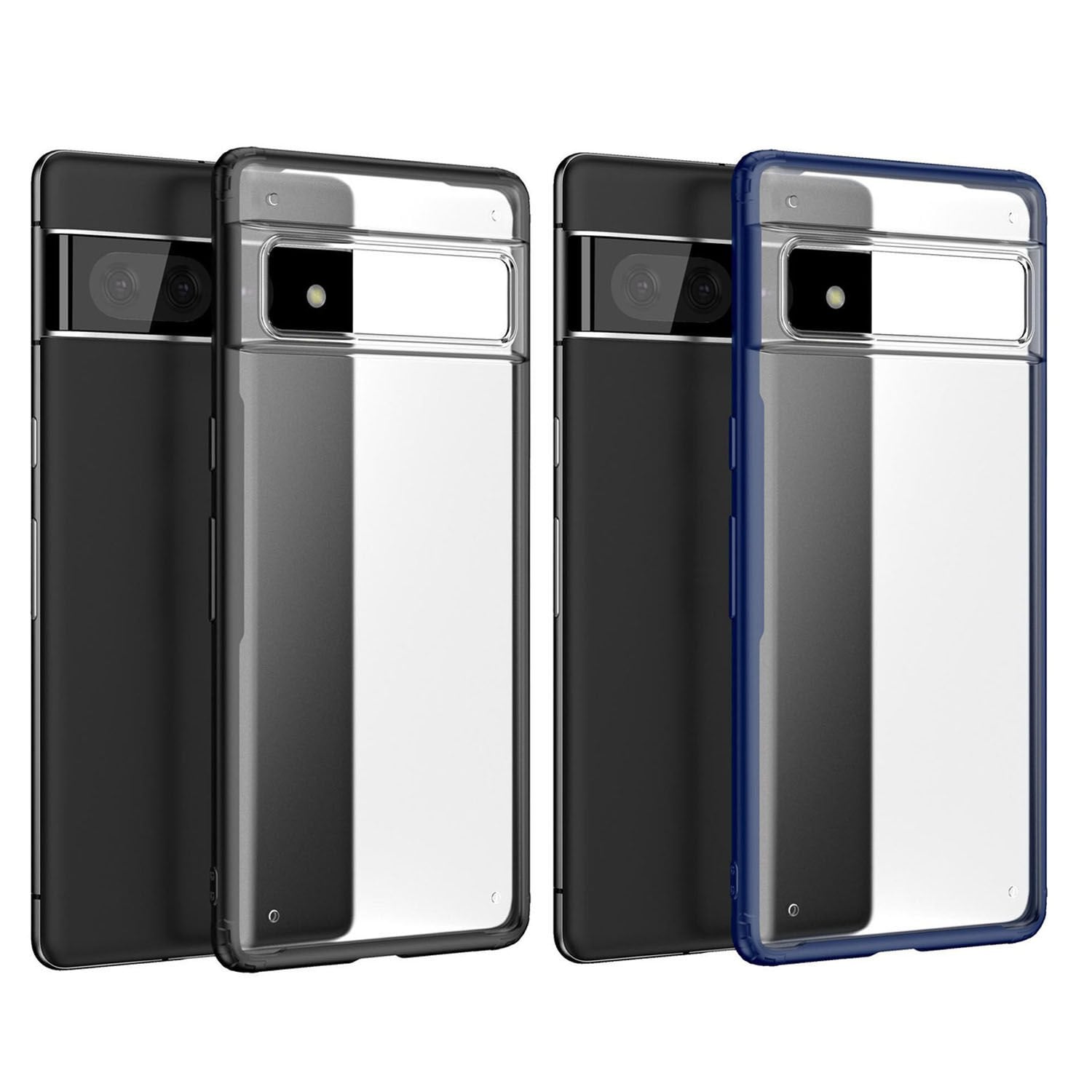 Microcase Google Pixel 7 Luna Serisi Köşe Korumalı Sert Rubber Kılıf - AL3422