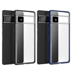Microcase Google Pixel 7 Luna Serisi Köşe Korumalı Sert Rubber Kılıf - AL3422