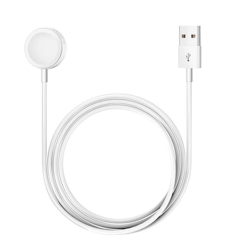 Microcase Apple Watch Ultra  /Ultra 2  49mm ile Uyumlu  Manyetik USB Şarj Cihazı 1m - AL3073 Beyaz