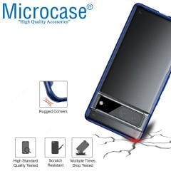 Microcase Google Pixel 7 Luna Serisi Köşe Korumalı Sert Rubber Kılıf - AL3422