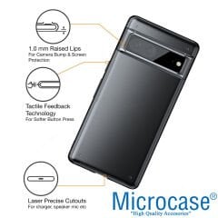 Microcase Google Pixel 7 Luna Serisi Köşe Korumalı Sert Rubber Kılıf - AL3422