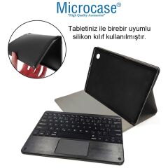 Microcase Honor Pad X8b 11'' Tablet Uyumlu Bluetooth Touchpad Klavye+Bluetooth Mouse+Standlı Kılıf-BKK7
