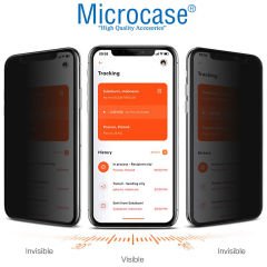 Microcase Apple iPhone 14 Pro Max Privacy Gizlilik Filtreli Tam Kaplayan Cam Koruma - AL3125