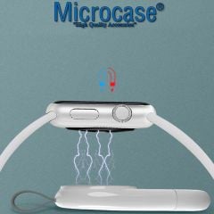 Microcase Apple Watch Ultra /Ultra 2 49mm için Anahtarlık Tipi Manyetik USB Şarj - Beyaz AL2364