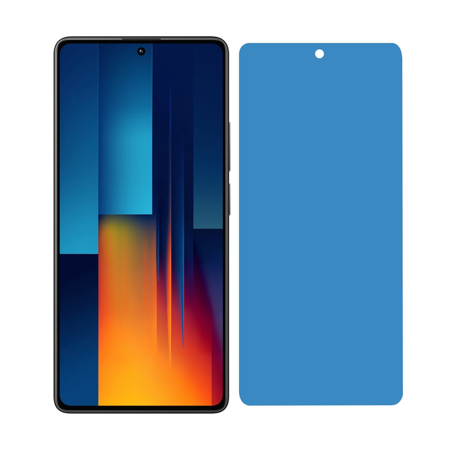 Microcase Xiaomi Poco M6 Pro 4G/Redmi Note 13 Pro 4G Nano Esnek Ekran Koruma Filmi-AL3272