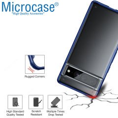 Microcase Google Pixel 7 Pro Luna Serisi Köşe Korumalı Sert Rubber Kılıf - AL3422