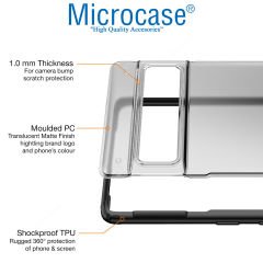 Microcase Google Pixel 7 Pro Luna Serisi Köşe Korumalı Sert Rubber Kılıf - AL3422