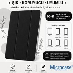 Microcase Tablet Uyumlu 3 Kademeli Sleeve Bluetooth Klavye + Bluetooth Mouse + Stand Pembe - AL5917