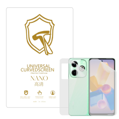 Microcase Infinix Hot 40i ile Uyumlu Full Tpu Ön Arka Nano Koruma- EKM103