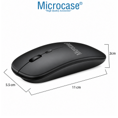 Microcase Tablet Uyumlu 3 Kademeli Sleeve Bluetooth Klavye + Bluetooth Mouse + Stand Pembe - AL5917