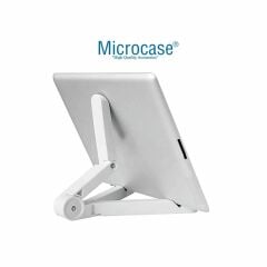 Microcase Apple iPad Air 13 2026 ile uyumlu Bluetooth Klavye (TR Sticker) + Bluetooth Mouse + Tablet Standı - AL2765