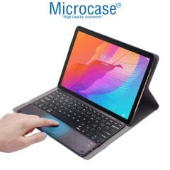 Microcase Huawei Matepad T10S 10.1 inch Bluetooth Touchpad Klavye + Standlı Kılıf - BKK5