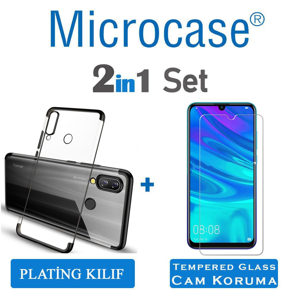 Huawei P Smart 2019 Plating Series Silikon Kılıf + CAM (SEÇ)