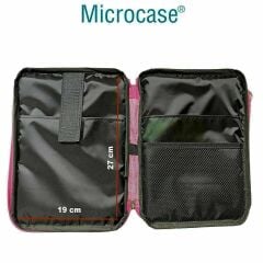 Microcase TCL Tab 10s  Tablet Uyumlu Tablet Çanta+Türkçe Bluetooth Klavye +Mouse+ Standı - Pembe AL8127