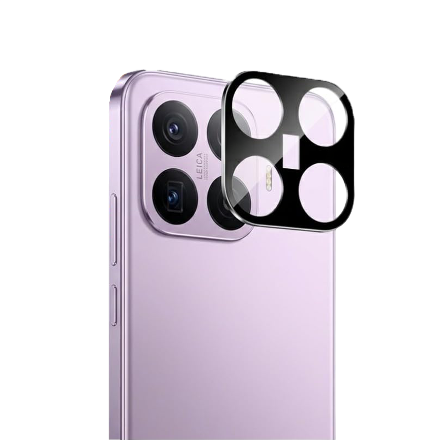 Microcase Xiaomi 17T 5G İle Uyumlu Kamera Lens Koruma Halkası - Kapalı Tasarım -Siyah AL3401