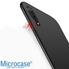 Microcase Meizu 16T Elektrocase Serisi Kamera Korumalı Silikon Kılıf - Siyah