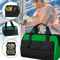 Microcase Çok Bölmeli Su Geçirmez El Tutacaklı Takım ve Hırdavat Çantası - AL5558